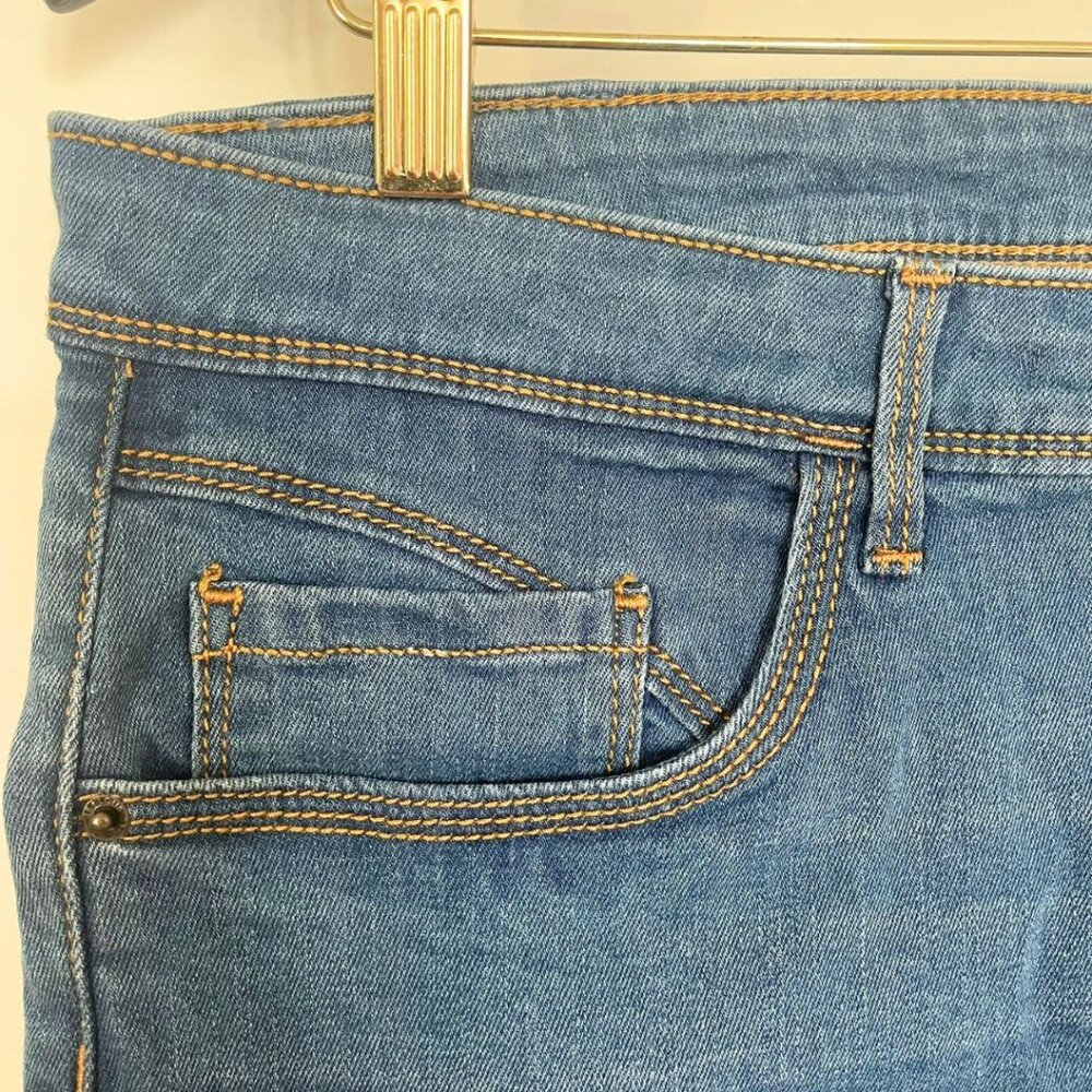 Jealous 21 Womens Blue Denim Stretch Cut off Shorts Bottom Size 34 - Picture 7 of 9